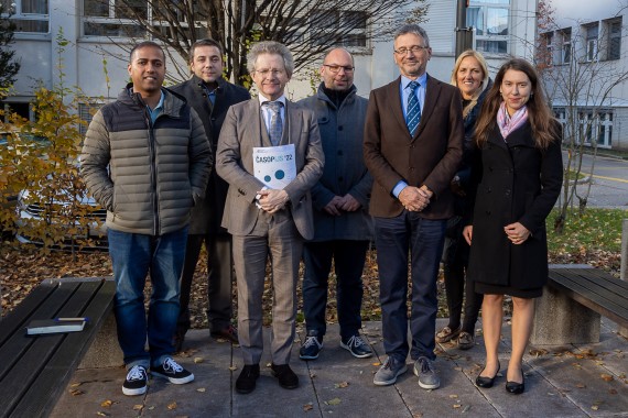 Michiel Scheffer and Suraj Gupta at the JSI Slovenia